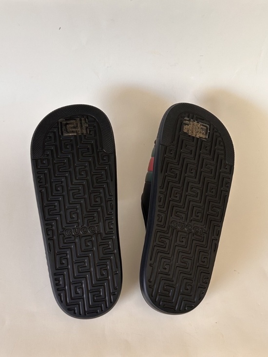 GUCCI Men\'s Web Slide Sandal Black/Green/Red Size 9 (US) NIB 780286 J8700 1025 main image 5